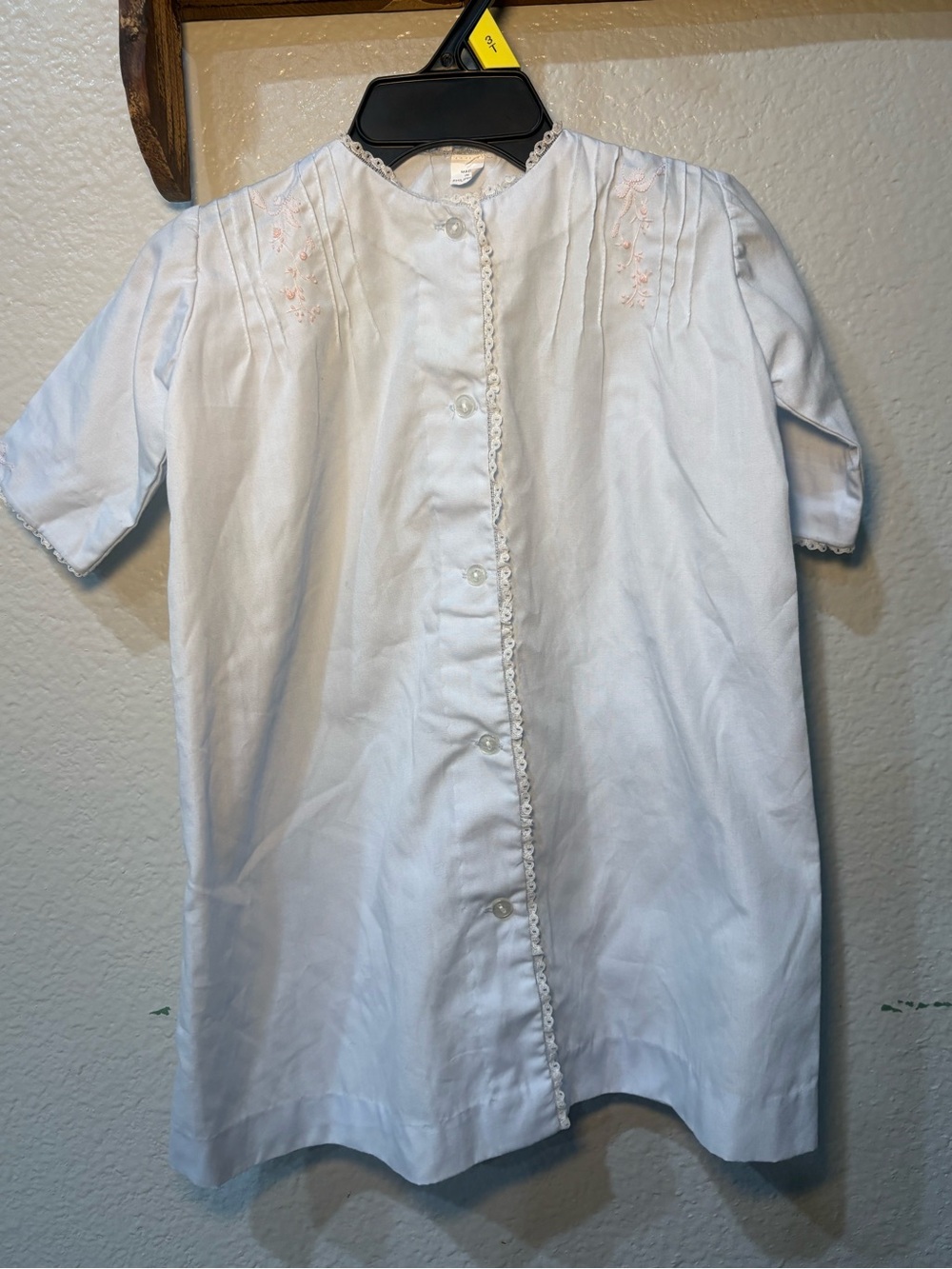 Vintage Strasburg Baby Gown With Embroidery Size 0-3 Months